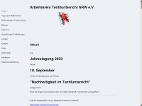 aktextil-nrw.de Webseite Vorschau