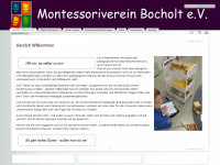 montessori-bocholt.de Webseite Vorschau