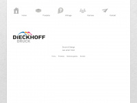 dieckhoff-druck.de Webseite Vorschau