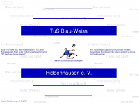bwhiddenhausen.de Webseite Vorschau