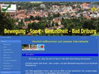 bsg-bad-driburg.de Webseite Vorschau