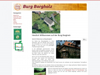 burg-borgholz.de Webseite Vorschau
