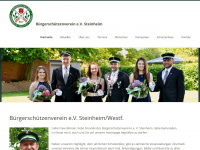 bsvsteinheim.de Webseite Vorschau