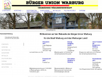 buergerunion-warburg.de Webseite Vorschau