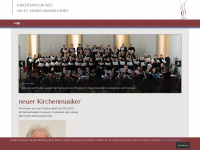 kirchenmusik-rees.de Webseite Vorschau