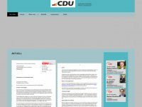 cdu-rheurdt.de Webseite Vorschau