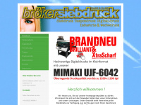 broeker-siebdruck.de Webseite Vorschau