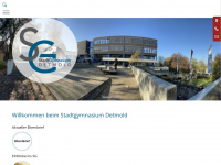 stadtgymnasium-detmold.de Webseite Vorschau