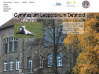 gymnasium-leopoldinum-detmold.de Webseite Vorschau