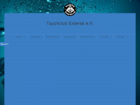 tauchclub-extertal.de Webseite Vorschau