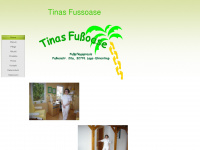 tinas-fussoase.de Webseite Vorschau