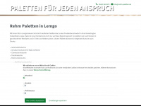 rehm-paletten.de Webseite Vorschau
