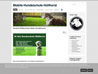 hundeschule-huellhorst.de Webseite Vorschau