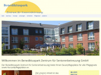 benediktuspark-zentrum.de Webseite Vorschau