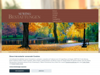 sewing-bestattungen.de Webseite Vorschau