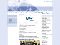 pro-musica-lk.de Webseite Vorschau