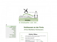 holzhausen-porta.de Webseite Vorschau