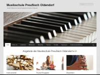pro-musikschule.de Webseite Vorschau