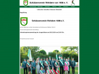 schuetzenverein-wehdem.de Webseite Vorschau
