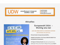 udw-drolshagen.de Webseite Vorschau