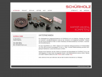 schuerholz-gmbh.de Webseite Vorschau