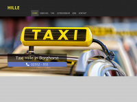 taxi-hille.de Webseite Vorschau