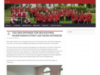 kolping-musikverein.de Webseite Vorschau
