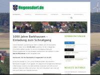 hegensdorf.de Webseite Vorschau