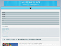 kalb-sonnenschutz.de Webseite Vorschau