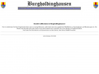 burgholdinghausen.de Webseite Vorschau