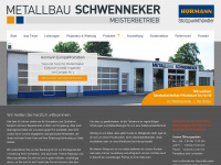 metallbau-schwenneker.de Webseite Vorschau