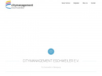 citymanagement-eschweiler.de Webseite Vorschau