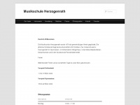 musikschule-herzogenrath.de Webseite Vorschau