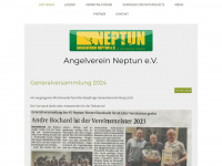 angelverein-neptun.de Webseite Vorschau