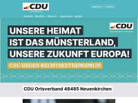 cdu-neuenkirchen.de Webseite Vorschau