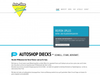 autoshop-diecks.de Webseite Vorschau