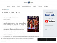 karneval-in-viersen.de Webseite Vorschau