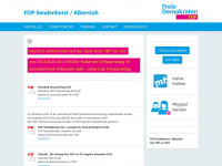 fdp-sendenhorst.de Webseite Vorschau