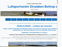 luftsportverein-dinslaken.de Webseite Vorschau
