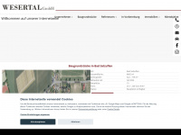 wesertal-gmbh.de Webseite Vorschau