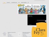 clara-fey.de Webseite Vorschau