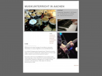 musikunterricht-aachen.de Webseite Vorschau