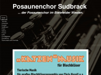 posaunenchor-sudbrack.de Webseite Vorschau