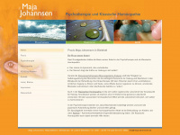 maja-johannsen.de Webseite Vorschau