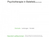 psychotherapie-bielefeld.de Webseite Vorschau