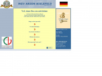 arion-bielefeld.de Webseite Vorschau
