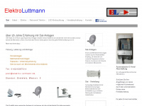 elektro-luttmann.de Webseite Vorschau