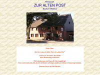 altepost-bochum.de Webseite Vorschau