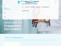ortho-praxis-bochum.de Webseite Vorschau