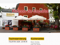 rincon-de-espana.de Webseite Vorschau